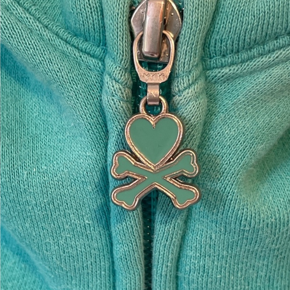 Tokidoki Teal Hoodie with Rainbow Design - Picture 6 of 15